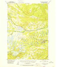 Anchorage C-8 1952 topographic map thumbnail