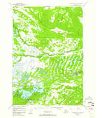 Anchorage C-8 1950 topographic map thumbnail