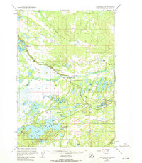 Anchorage C-8 1950 topographic map thumbnail