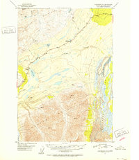 Anchorage D-1 1951 topographic map thumbnail