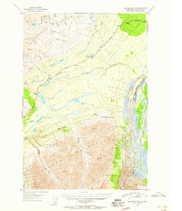 Anchorage D-1 1951 topographic map thumbnail