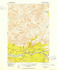 Anchorage D-3 1952 topographic map thumbnail