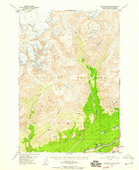 Anchorage D-5 1949 topographic map thumbnail