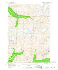 Anchorage D-6 1950 topographic map thumbnail