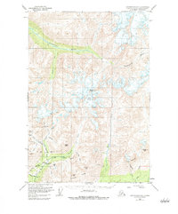 Anchorage D-6 1950 topographic map thumbnail