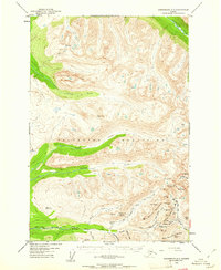 Anchorage D-7 1949 topographic map thumbnail