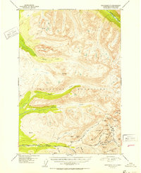 Anchorage D-7 1952 topographic map thumbnail