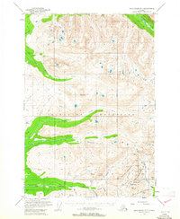 Anchorage D-7 1951 topographic map thumbnail