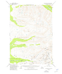 Anchorage D-7 1951 topographic map thumbnail