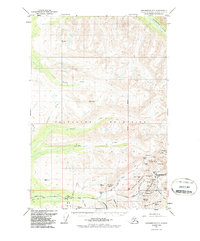 Anchorage D-7 1951 topographic map thumbnail