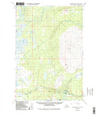 Anchorage D-8 1949 topographic map thumbnail