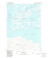 Baird Inlet D-7 1954 topographic map thumbnail