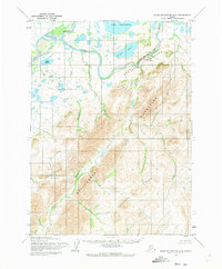Baird Mountains D-6 1955 topographic map thumbnail
