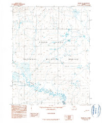 Beaver D-1 1990 topographic map thumbnail