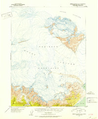 Bering Glacier A-2 1951 topographic map thumbnail