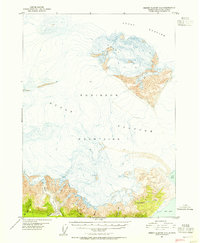 Bering Glacier A-2 1951 topographic map thumbnail