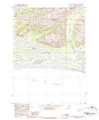 Bering Glacier A-5 1984 topographic map thumbnail
