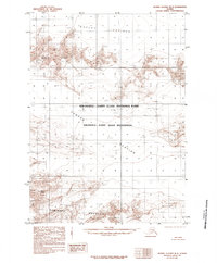Bering Glacier B-3 1985 topographic map thumbnail