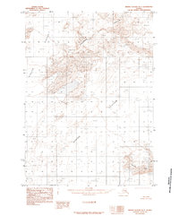 Bering Glacier B-7 1985 topographic map thumbnail
