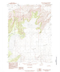 Bering Glacier B-8 1985 topographic map thumbnail