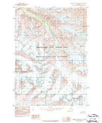 Bering Glacier D-3 topographic map thumbnail