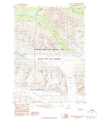 Bering Glacier D-8 1984 topographic map thumbnail
