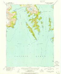 Blying Sound C-8 1952 topographic map thumbnail