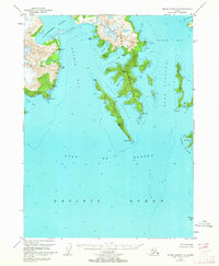 Blying Sound C-8 1951 topographic map thumbnail