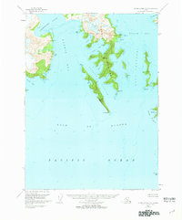 Blying Sound C-8 1951 topographic map thumbnail