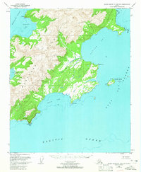 Blying Sound D-1 and D-2 1951 topographic map thumbnail