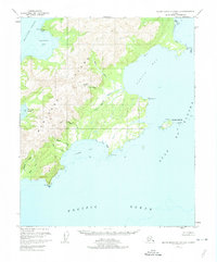 Blying Sound D-1 and D-2 1951 topographic map thumbnail