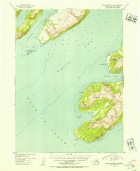 Blying Sound D-3 1953 topographic map thumbnail