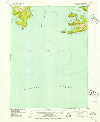Blying Sound D-4 1952 topographic map thumbnail