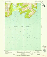 Blying Sound D-5 1952 topographic map thumbnail