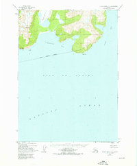 Blying Sound D-5 1952 topographic map thumbnail