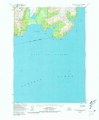 Blying Sound D-5 1952 topographic map thumbnail