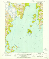 Blying Sound D-7 1953 topographic map thumbnail