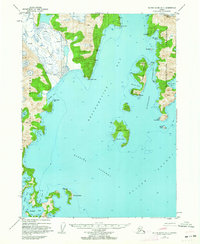 Blying Sound D-7 1950 topographic map thumbnail