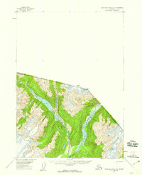 Bradfield canal B-3 topographic map thumbnail