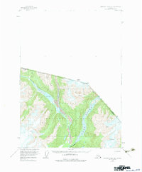 Bradfield canal B-3 1955 topographic map thumbnail