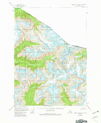 Bradfield canal B-4 1955 topographic map thumbnail