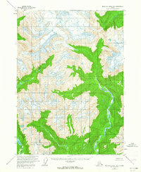 Bradfield canal B-5 1955 topographic map thumbnail