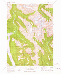 Bradfield canal B-6 1955 topographic map thumbnail