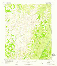 Candle A-1 1954 topographic map preview