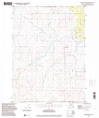 Christian D-3 1972 topographic map thumbnail