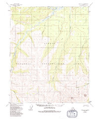 Circle C-4 1952 topographic map thumbnail