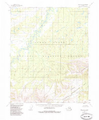 Circle D-5 1952 topographic map thumbnail