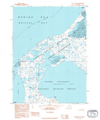 Cold Bay A-4 topographic map thumbnail