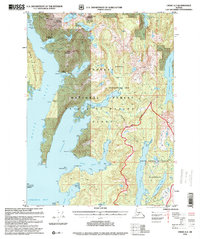 Craig A-2 1996 topographic map thumbnail