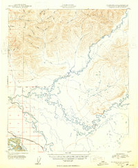 Fairbanks D-1 1949 topographic map thumbnail